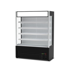 Fan Cooling Front Open Vegetable Fruit Meat Chiller Fresh Fridge Commercial Refrigerator