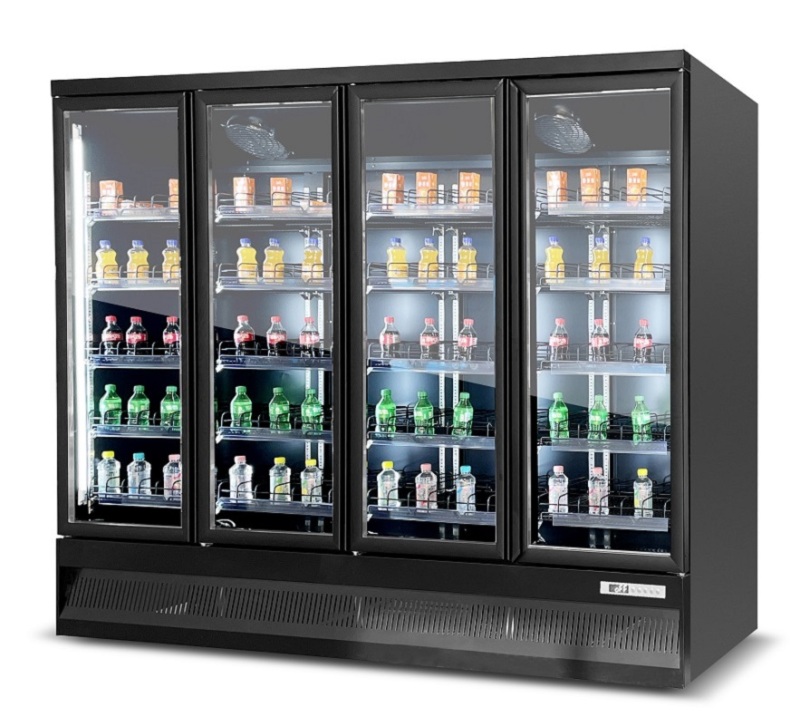 Commercial Refrigerator Single Glass Door Display Freezer Beer