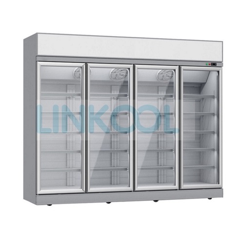 Upright Beverage Display Fridge Refrigerator Commercial Vertical Glass Door Showcase Cooler