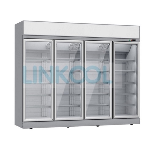 Upright Beverage Display Fridge Refrigerator Commercial Vertical Glass Door Showcase Cooler