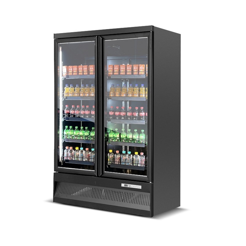 Glass Door Upright Cooler Vertical Showcase Display Refrigerator Equipment Beverage Cooler