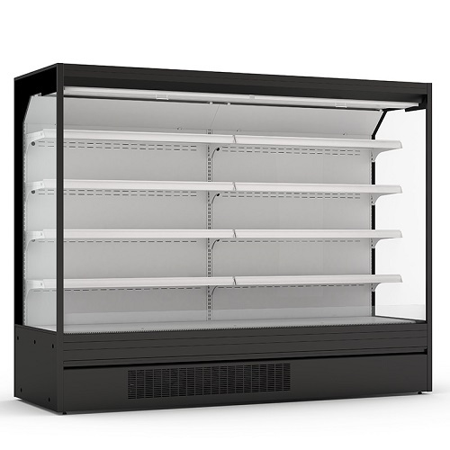 Upright Open Display Refrigeration Chiller Supermarket Fruit And