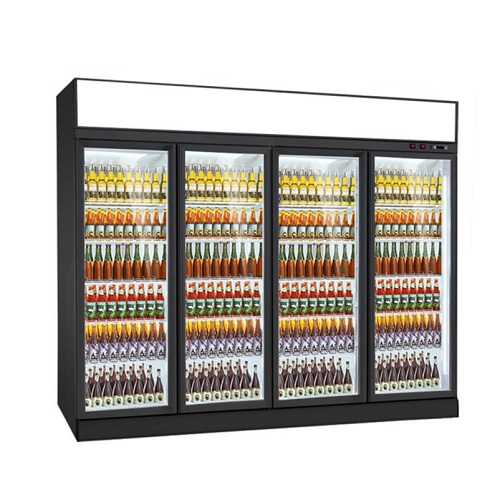 Upright Beverage Display Fridge Refrigerator Commercial Vertical Glass Door Showcase Cooler