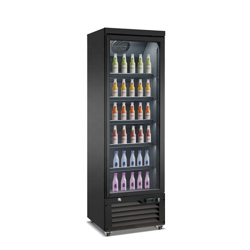Linkool Vertical Multideck Display Refrigerator Commercial Glass Door Beverage Showcase Cooler