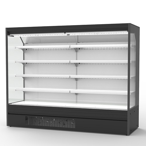 Upright Open Display Refrigeration Chiller Supermarket Fruit And Vegetable Fridge