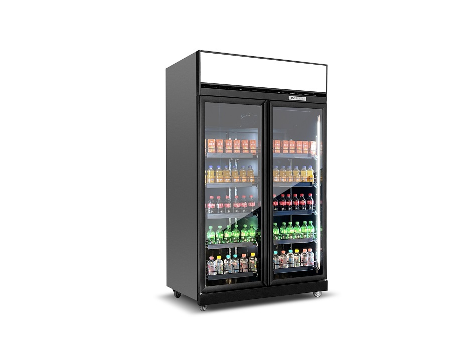 Beer Energy Drink Yogurt Milk Display Freezer Convenience Store