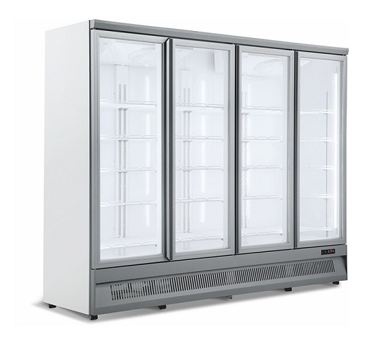 Glass Door Beverage Refrigerating Cabinet Commercial Cold Drink Cooler Upright Display Fridge