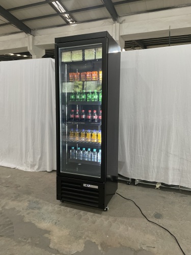KXG-750 Bottom amount single glass door upright chiller cold drink display fridge