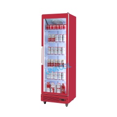 New Style Full Glass Door Display Fridge Cooling Drink Vertical Show Refridgerator