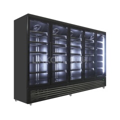 Commercial Multi-door Display Refrigerator Cold Drink Beverage Glass Door Fridge Cooler for Shop Supermarket