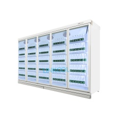 Multi-door Vertical Display Refrigerator Commercial Glass Door Show Fridge for Drink Beverage