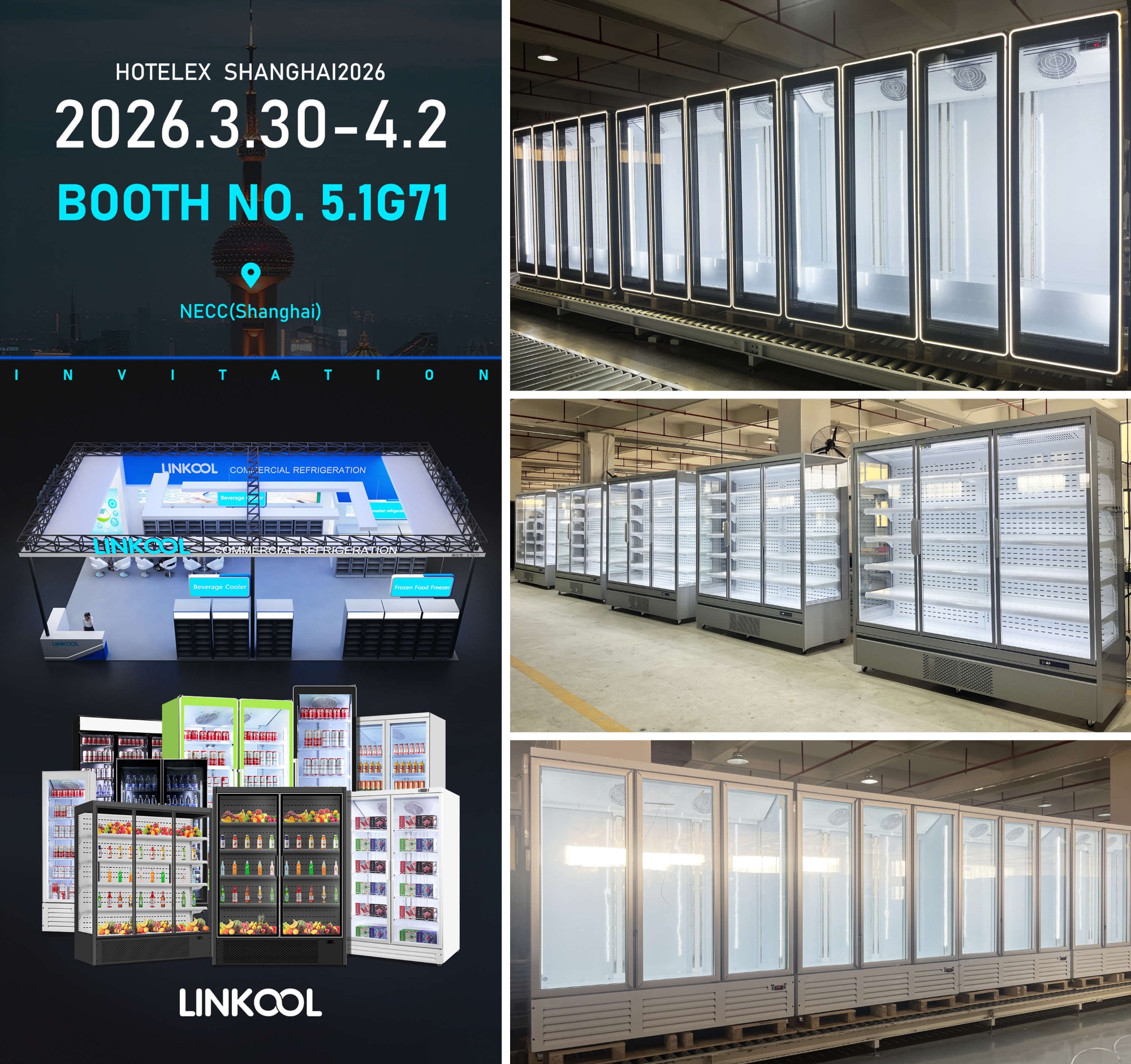 Invitation to LINKOOL at the Shanghai Exhibition | March 30 – April 2, 2026 | Booth 5.1G71