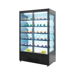 Large Sliding Glass Door Open Display Refrigerator Commercial Beverage Cooler for Convenience Store