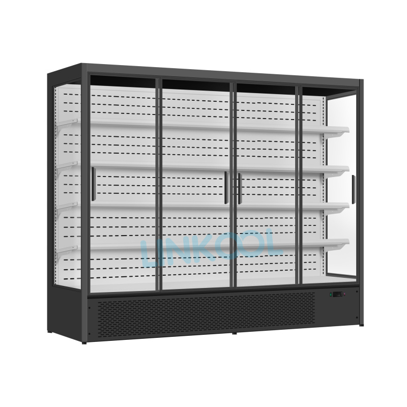 Large Sliding Glass Door Open Display Refrigerator Commercial Beverage Cooler for Convenience Store