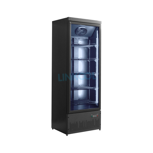 Upright Type Air Cooling Supermarket Multideck Showcase Refrigerators Glass Door Energy Drink Fridge