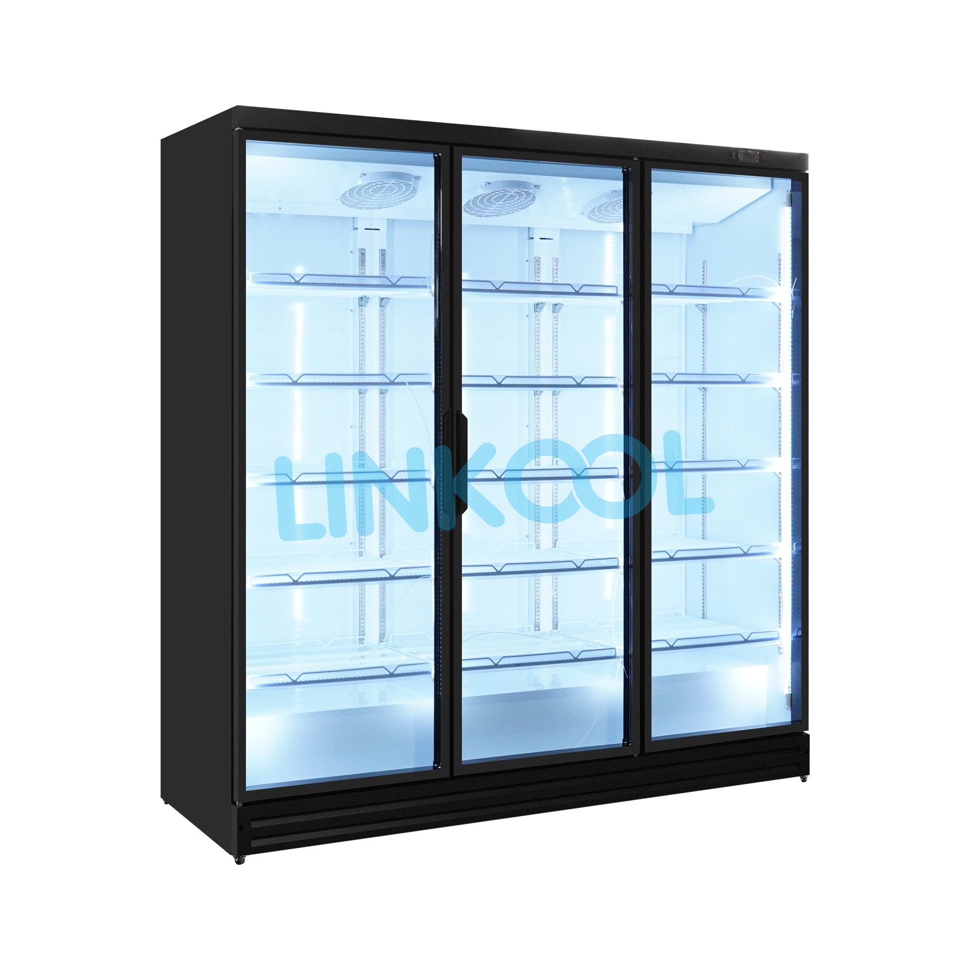 LINKOOL Super Thin Glass Door with LOWE Upright display cooler