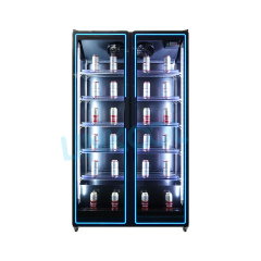Commercial Double Door Glass Door Refrigerator – Built for Beverage Display