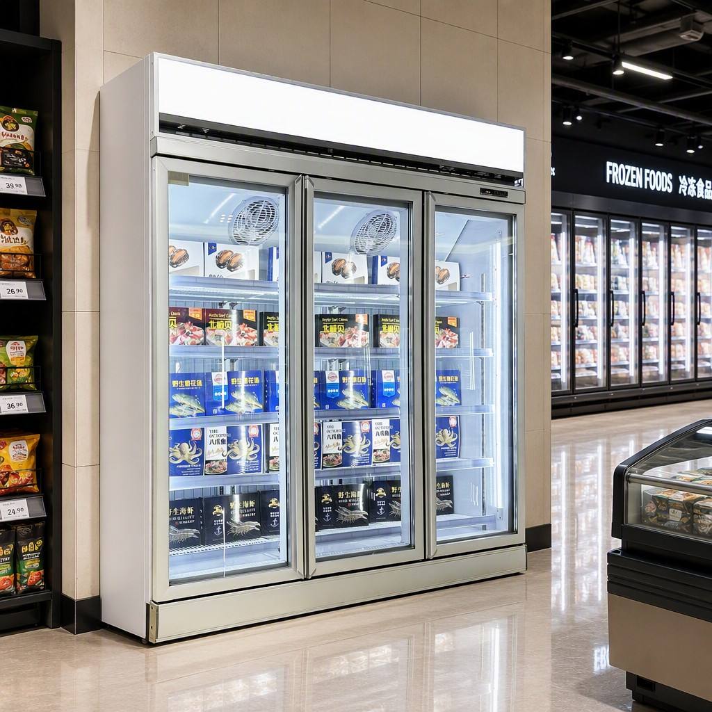 Sweden Supermarket Refrigeration Case Study | Custom Glass Door Display Refrigerators