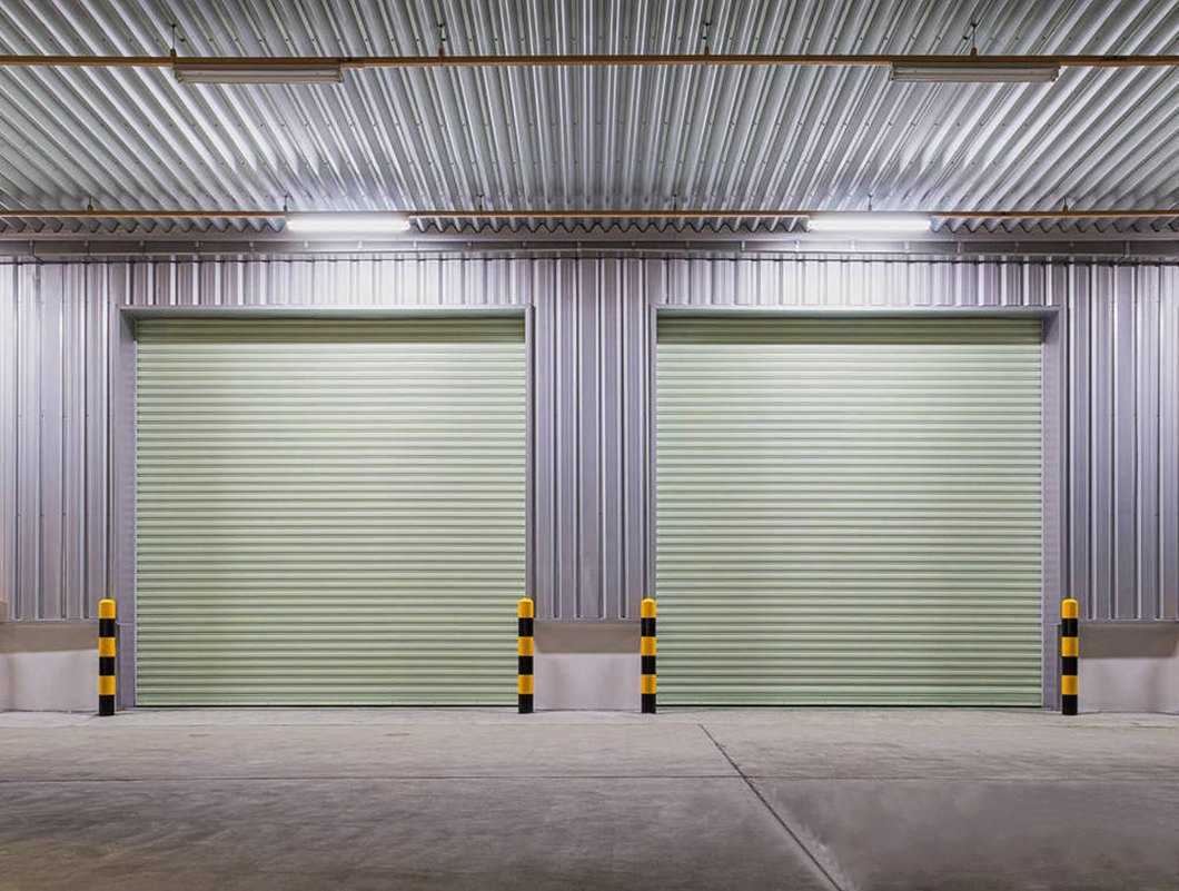 steel roller garage door