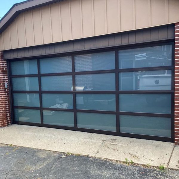 Aluminum Frosted Glass Garage Door