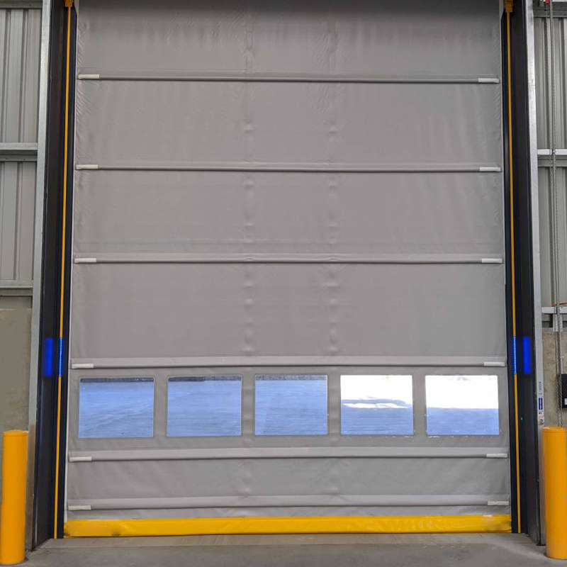 High Speed PVC Stacking Door