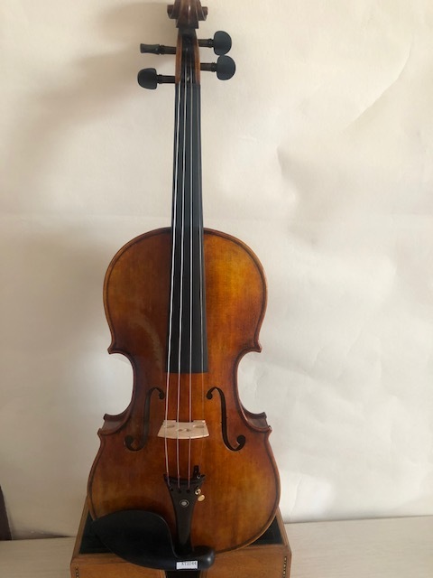 Master violin 4/4 Stradi model solid flamed maple back spruce top hand carved K2244