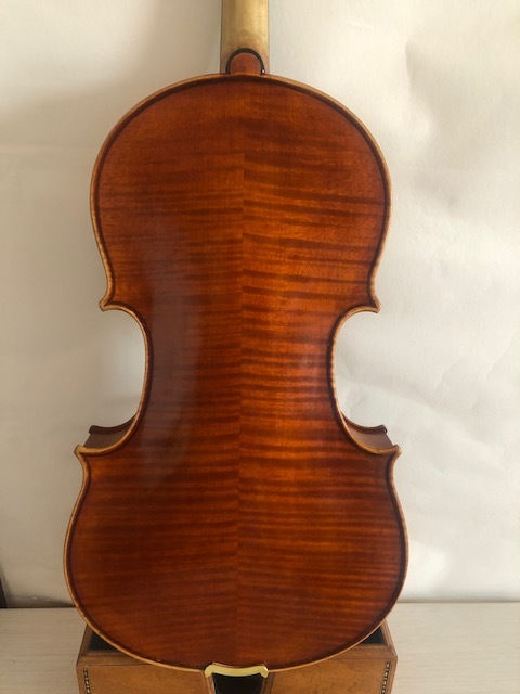 Master Viola 16&quot; European flamed maple back spruce top hand carved K2249