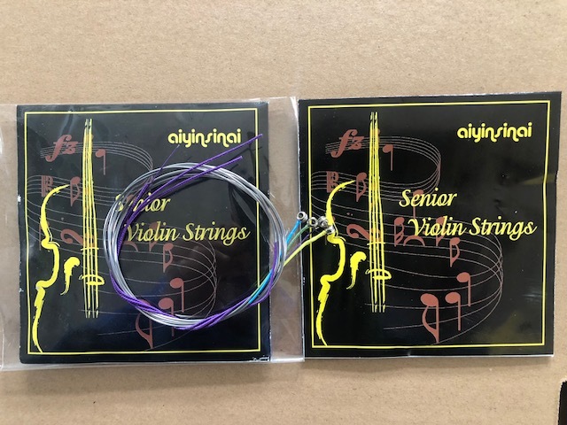 1 Set of  4/4 size Violin strings Senior nylon