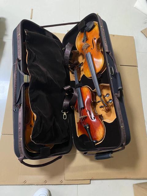 Violin case for 4pcs violins 4/4 standard size