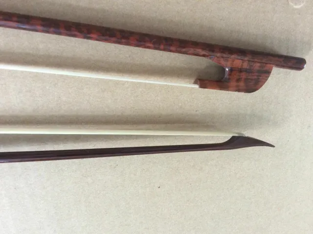 Nice baroque violin bow 4/4 orignal style snake wood