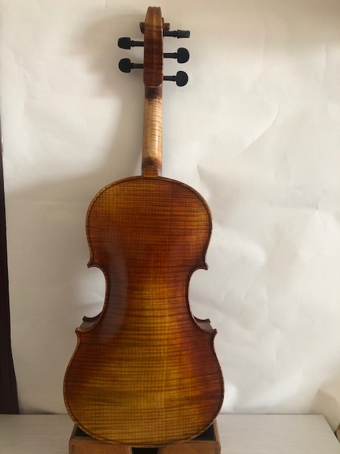 5 Strings Viola da gamba 1PC Solid flamed maple back spruce top hand made