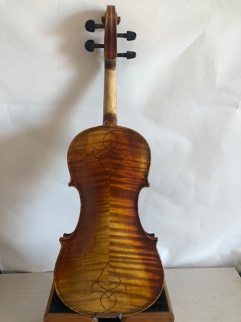 Master 4/4 Violin Maggini model flamed maple back spruce top 
