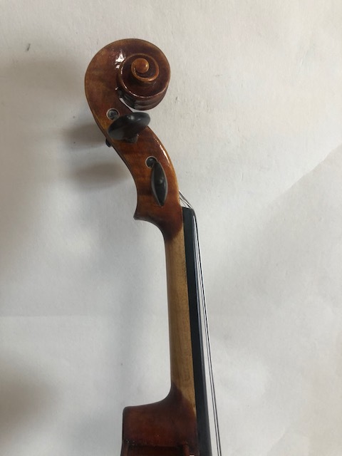 Master 4/4 Violin solid flamed maple back spruce top hand carved K2591