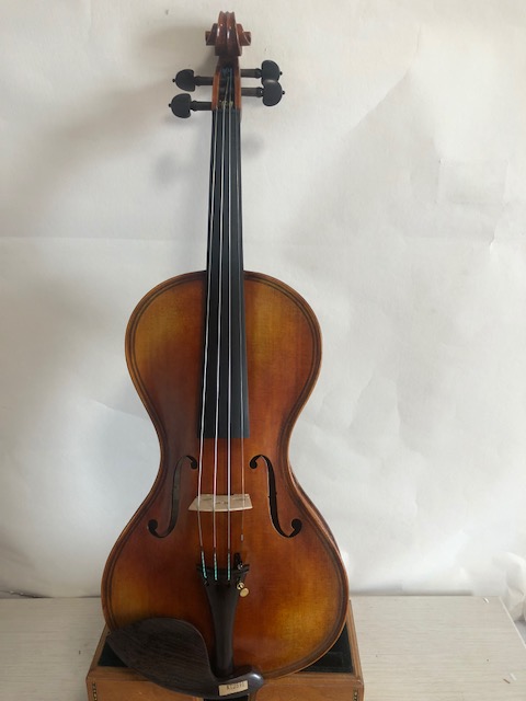 Master violin 4/4 Stradi model solid flamed maple back spruce top hand  carved K2241