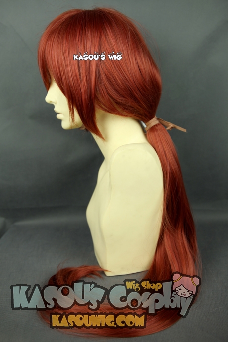 Rurouni Kenshin Himura Kenshin Orange pigtail Wig Style Cosplay Wig
