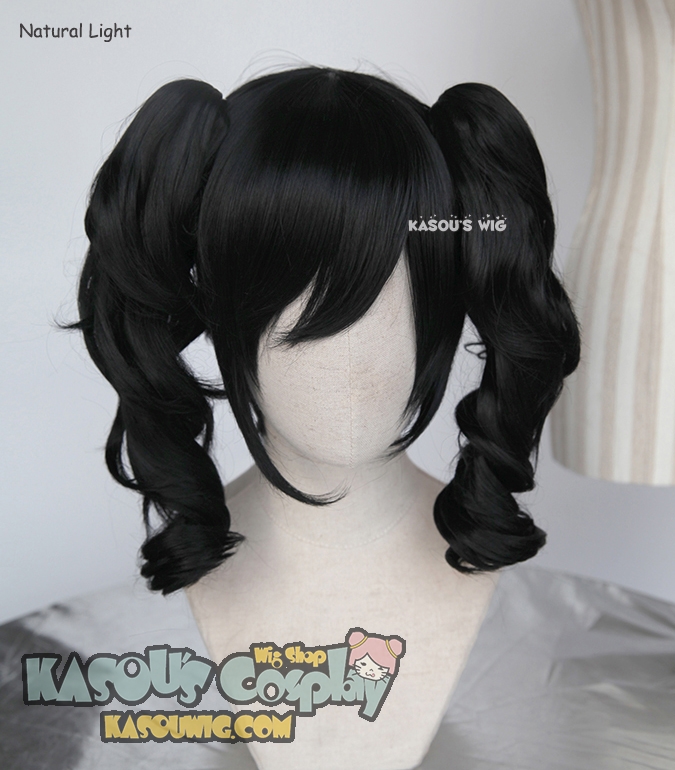 Deaimon Recipe for Happiness Matsukaze Kanoko Black Cosplay Wig