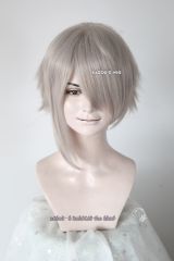 Bungou Stray Dogs Atsushi Nakajima short warm gray asymmetric side bangs . 文豪Stray Dogs