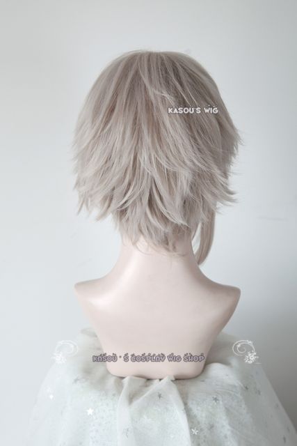 Bungou Stray Dogs Atsushi Nakajima short warm gray asymmetric side bangs . 文豪Stray Dogs