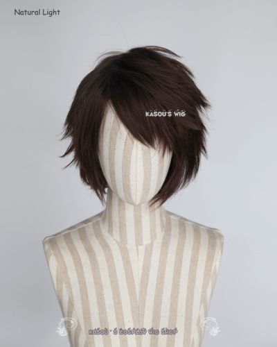 GO team leader Candela hocolate brown/ S-1 >>31cm / 12.2" short layered wig easy to style SP07