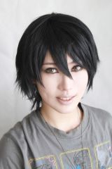 Gachiakuta Follo Tunito / Sword Art Online Kirito Kirigaya Kazuto short layer black wig
