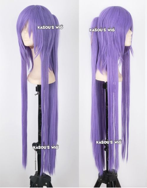 100cm / 39.5" Vocaloid gakupo long straight purple cosplay wig with clip