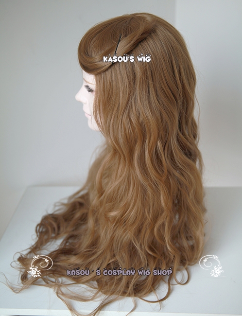 Harry Potter Hermione Granger light brown 80cm long wavy wig