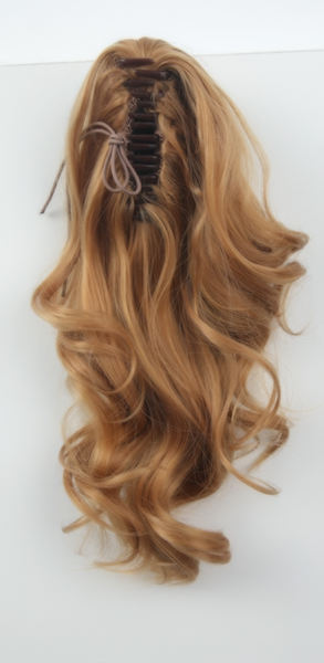 KA001-KA021 A-1 / curly clip on ponytail. 35cm bouncy layered curls