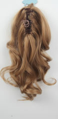 KA001-KA021 A-1 / curly clip on ponytail. 35cm bouncy layered curls