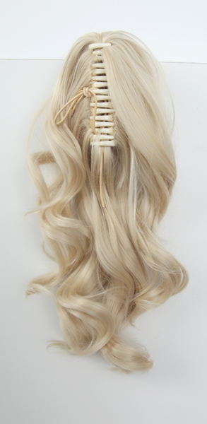 KA001-KA021 A-1 / curly clip on ponytail. 35cm bouncy layered curls