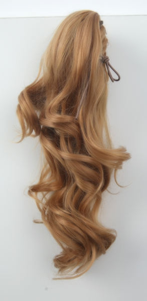 KA001-KA021 A-1 / curly clip on ponytail. 35cm bouncy layered curls