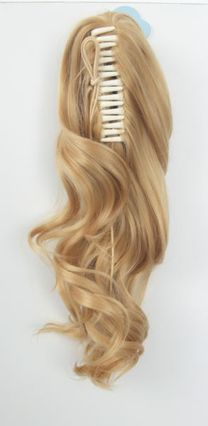 KA001-KA021 A-1 / curly clip on ponytail. 35cm bouncy layered curls