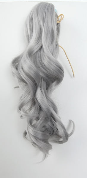 KA001-KA021 A-1 / curly clip on ponytail. 35cm bouncy layered curls