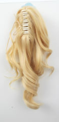 KA001-KA021 A-1 / curly clip on ponytail. 35cm bouncy layered curls