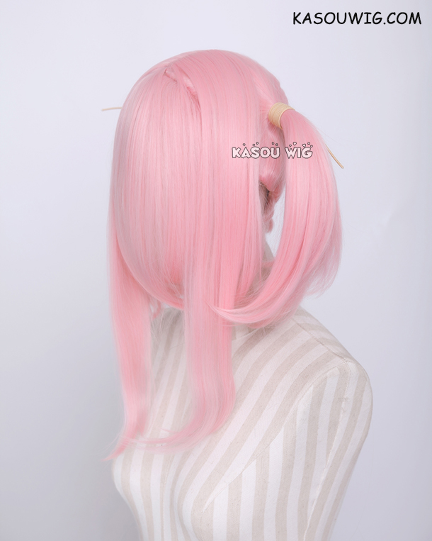 Pastel Pink Anime Lush Pigtails